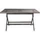preview thumbnail 6 of 59, SAFAVIEH Outdoor Akita Folding Table with Umbrella Hole - 54.6" x 31.2" x 28.08"