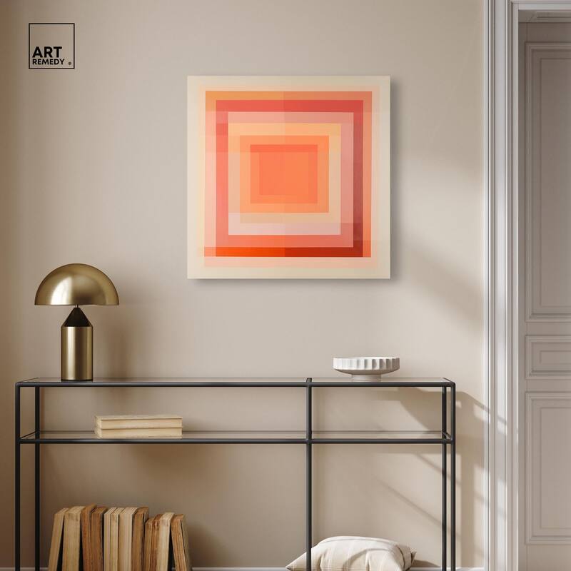 Minimal Color Blocks III Canvas by Art Remedy, Gallery Wrapped