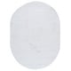 preview thumbnail 36 of 92, SAFAVIEH Faux Rabbit Fur Machine Washable Slip Resistant Nanami Rug 5' x 7' Oval - Ivory - Oval