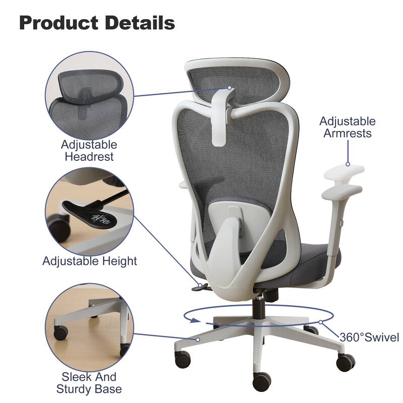 Executive Office Suite BIFMA-Certified Ergonomic Chair & Manager Desk