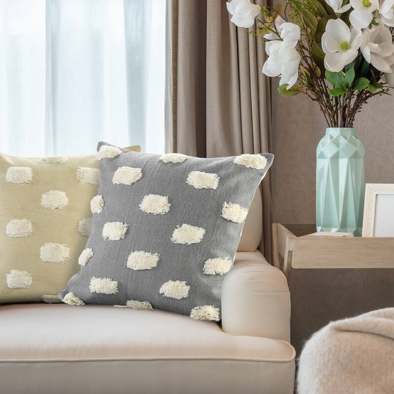 Sevita Pom Pom Palace Glam Throw Pillow