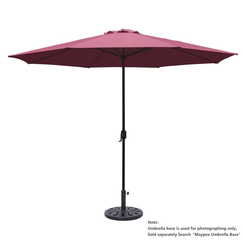 Maypex 11 Feet Round Market Patio Umbrella