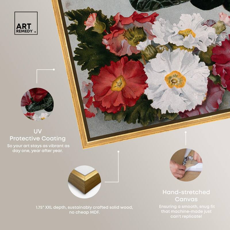 Cyclamens Canvas by Art Remedy