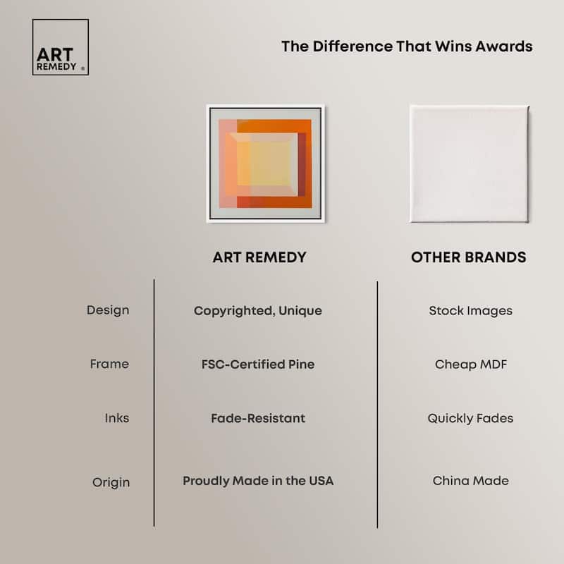Minimal Color Blocks II Canvas by Art Remedy