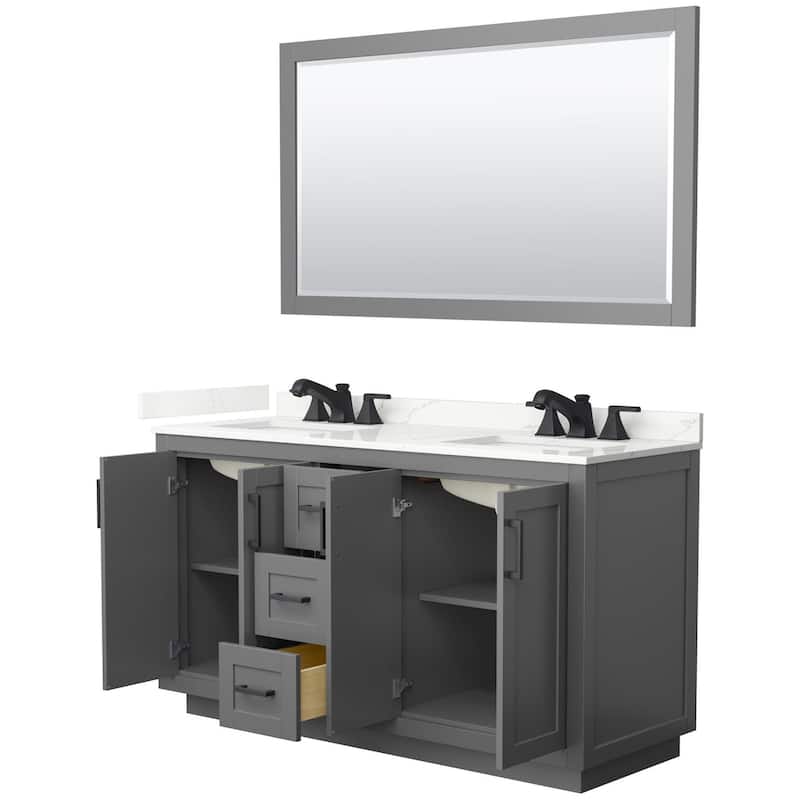 Wyndham Collection WCF292960D-QTZ-US3M58 Miranda 60" Free Standing