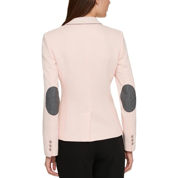 tommy hilfiger women's elbow patch blazer
