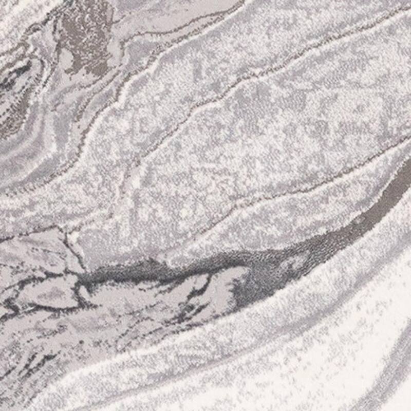 HomeRoots Abstract Modern Rectangle Area Rug - 5' X 8'