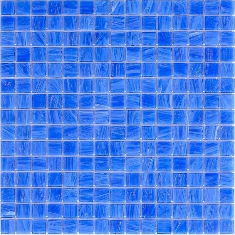 Apollo tile 12" x 12" Celestial Glossy Ultramarine Blue Glass Tile (20 sq ft/case) - 20 Pack