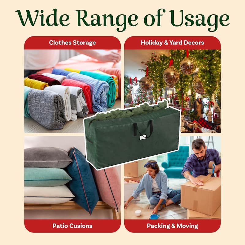 Christmas Tree Storage Bag - Protects Holiday Decorations & Artificial Trees by Elf Stor