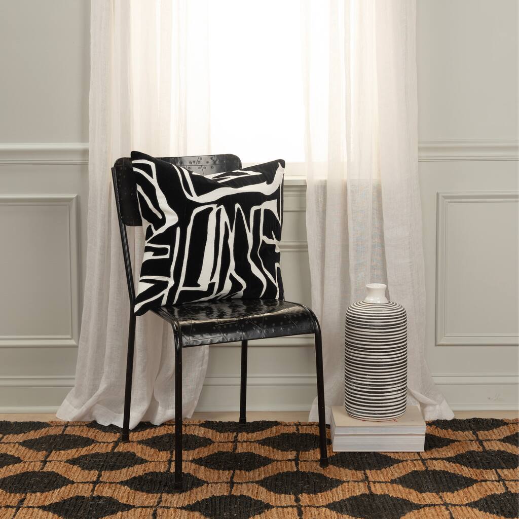 Rizzy Home Contemporary Down Filled Pillow - 20" x 20"