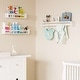 preview thumbnail 6 of 5, Wallniture Bambini Shelves for Wall Decor, Bookshelf for Wall, Chic Bathroom Wall Shelves, Kitchen Shelf Rack, Set of 3, White
