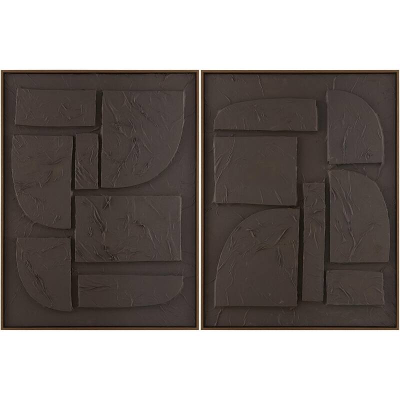 Livabliss Kako Modern Framed Art Set of 2