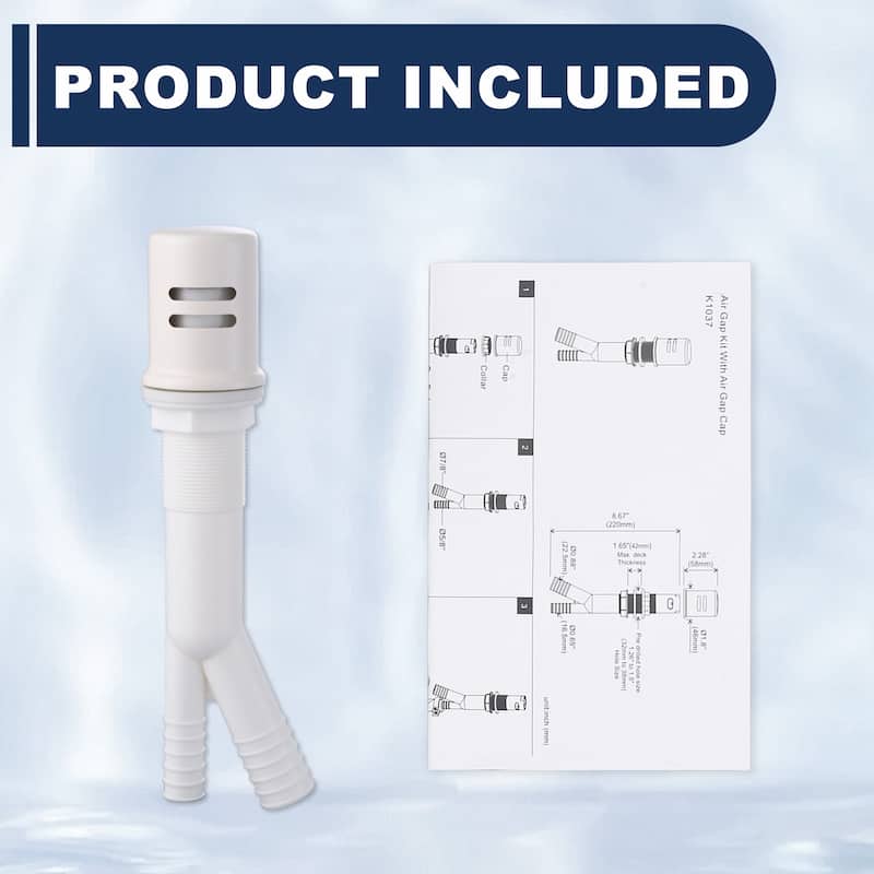 WOWOW Dishwasher Air Gap Cover for Kitchen Sink