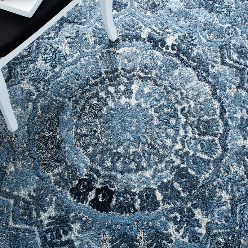 SAFAVIEH Handmade Marquee Genta Modern Medallion Wool Rug