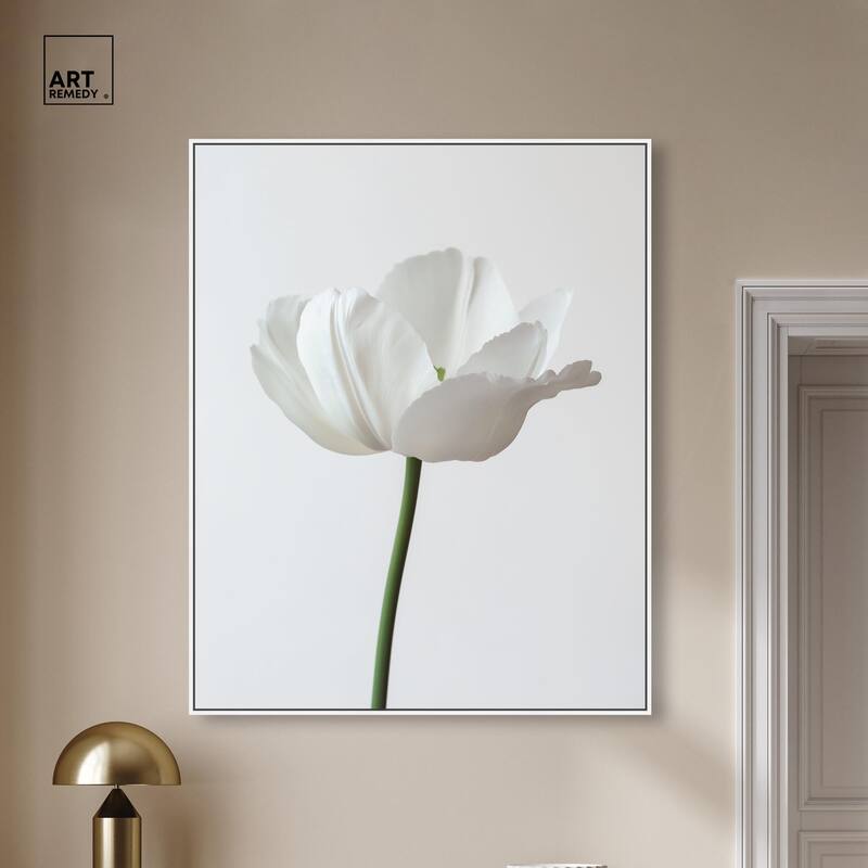 Pearl Floret Canvas by Art Remedy