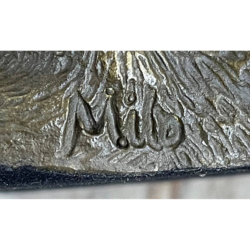 Hot Cast Bronze Puppy Dog Begging Signed Original Art Sculpture Statue Figure