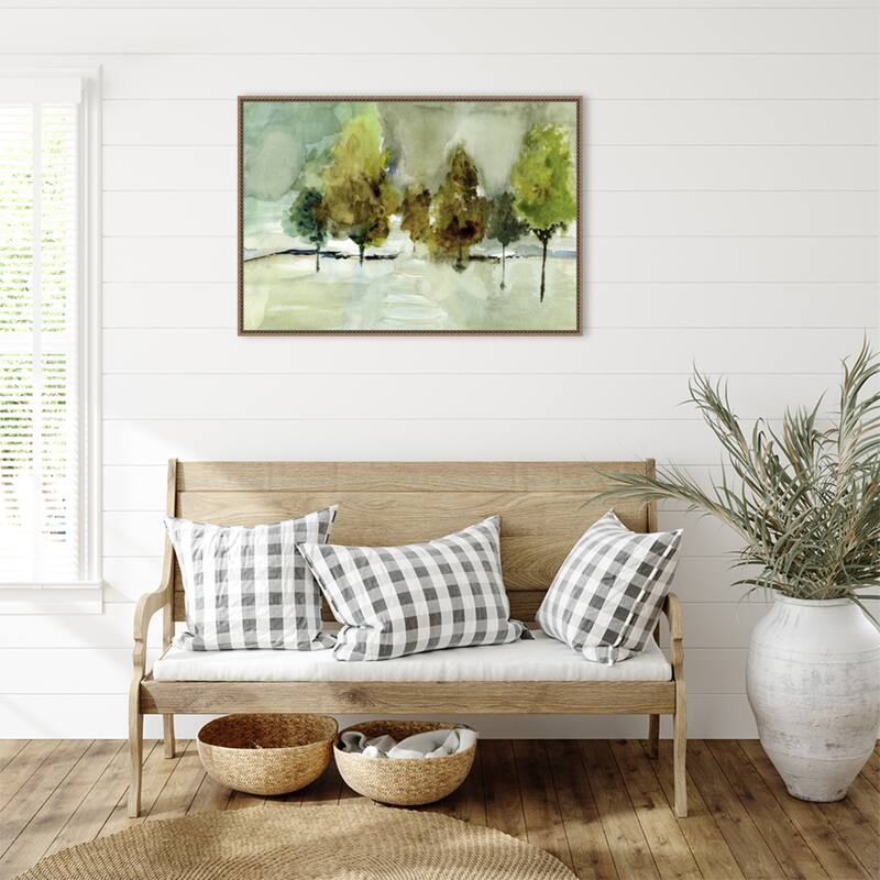 Whispering Woods by Cartissi Framed Canvas Wall Art Print