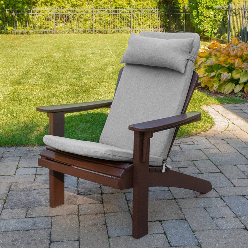 Klear Vu 3-Piece Wellfleet Bay Adirondack Outdoor Chair Cushion Set