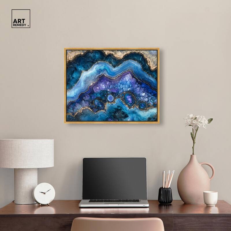 Galactic Geode II Canvas by Art Remedy