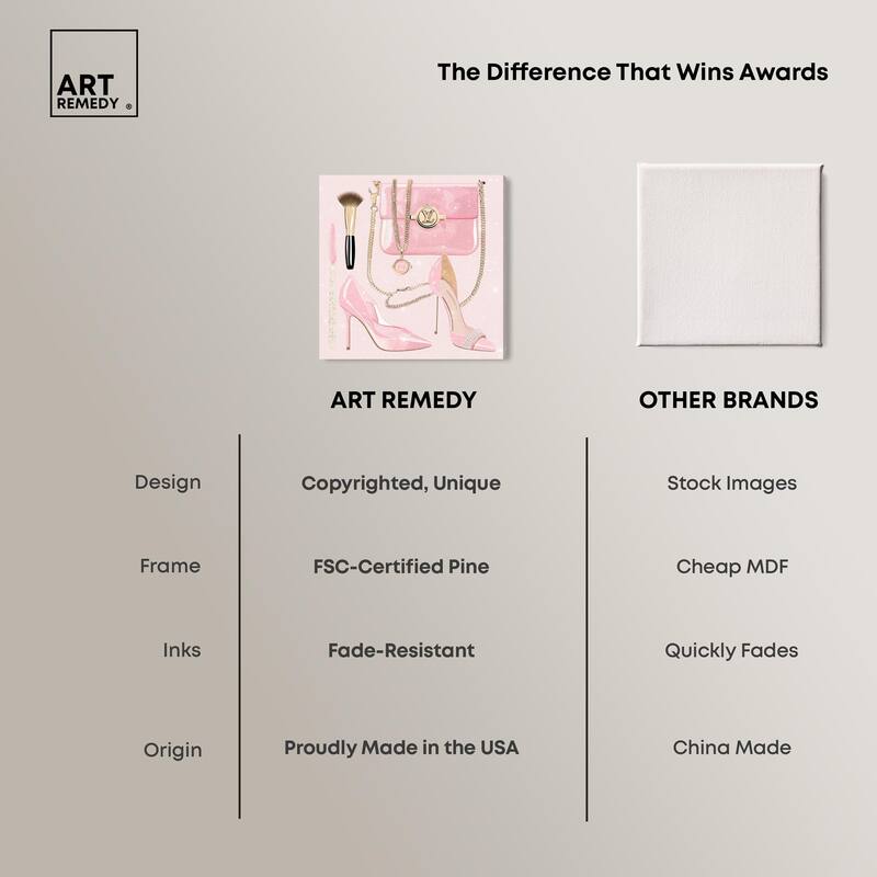 Her Favorite Choices Canvas by Art Remedy, Gallery Wrapped