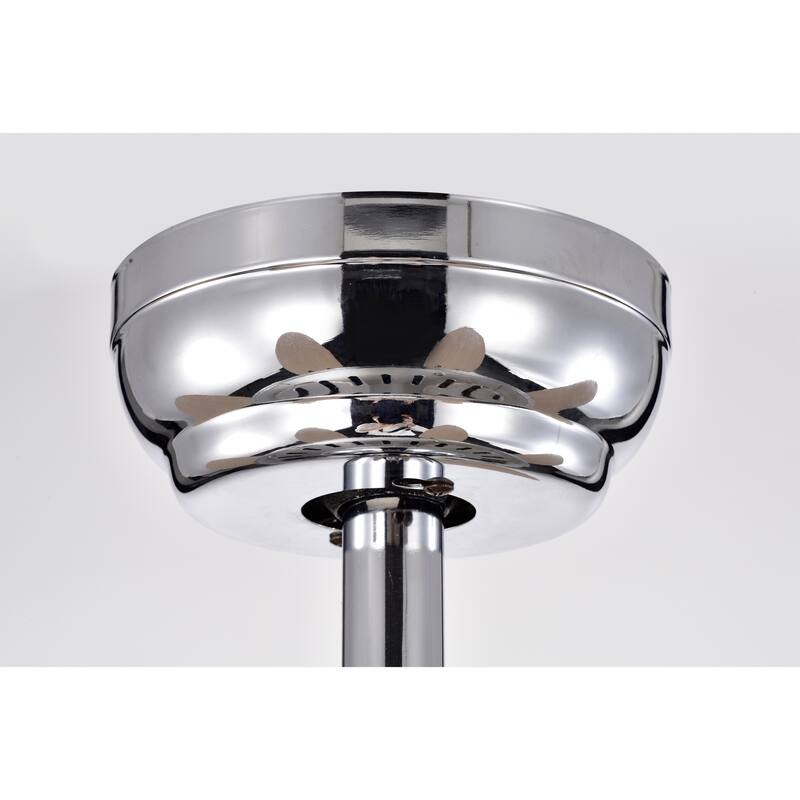 Shelby 52 Inch Crystal Light Shade Ceiling Fan with Remote