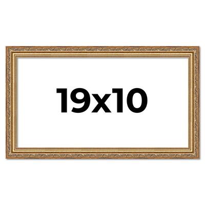 19x10 Frame Red Solid Wood Picture Frame Width 1.75 Inches | Interior Frame Depth 1 13/16 Inches