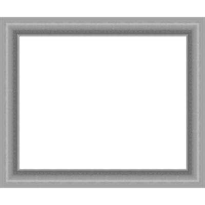Amanti Art Peak Polished Nickel Framed Dry Erase Magnetic Board