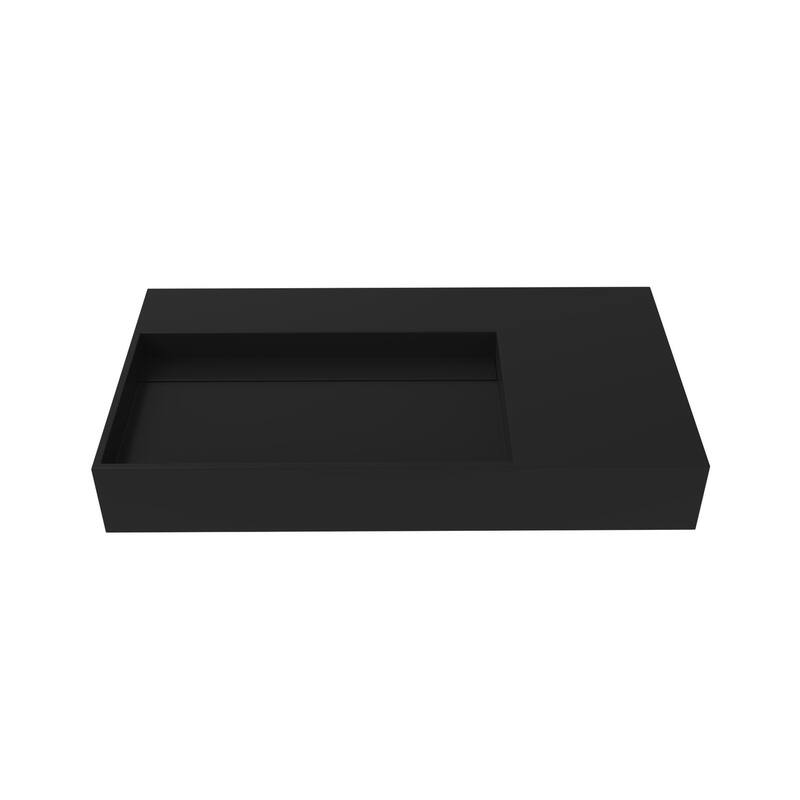Juniper Stone Solid Surface Wall-mounted Vessel Sink