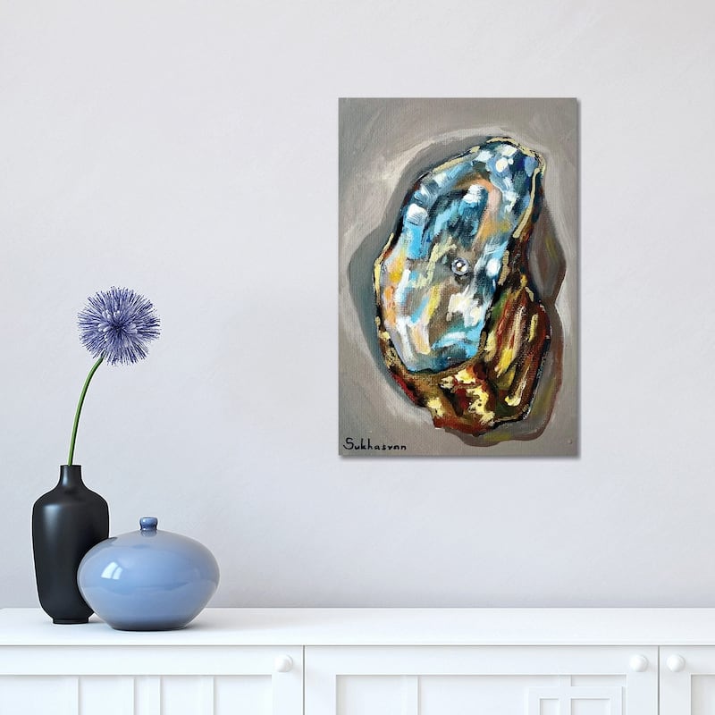 iCanvas "Still Life With Oyster Pearl" by Victoria Sukhasyan Canvas Print - 18x12x1.5