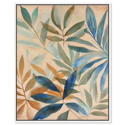 Leaf Labyrinth I Canvas by Art Remedy