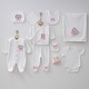 preview thumbnail 1 of 1, 10-Piece Newborn Princess Ensemble Set - Royal Family Newborn Outfits