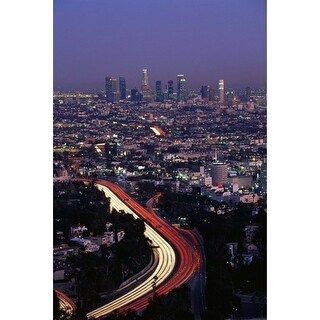 Hollywood Freeway Los Angeles Ca Poster Print (24 X 18) - Bed Bath ...