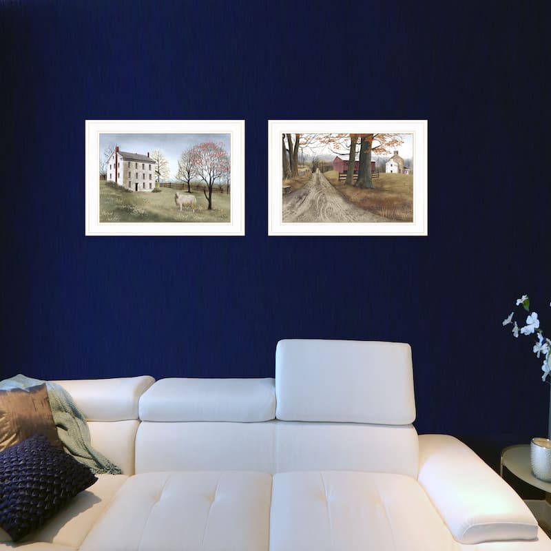 TrendyDecor4U Farmhouse "The Road Home" 2-Piece Vignette by Billy Jacobs