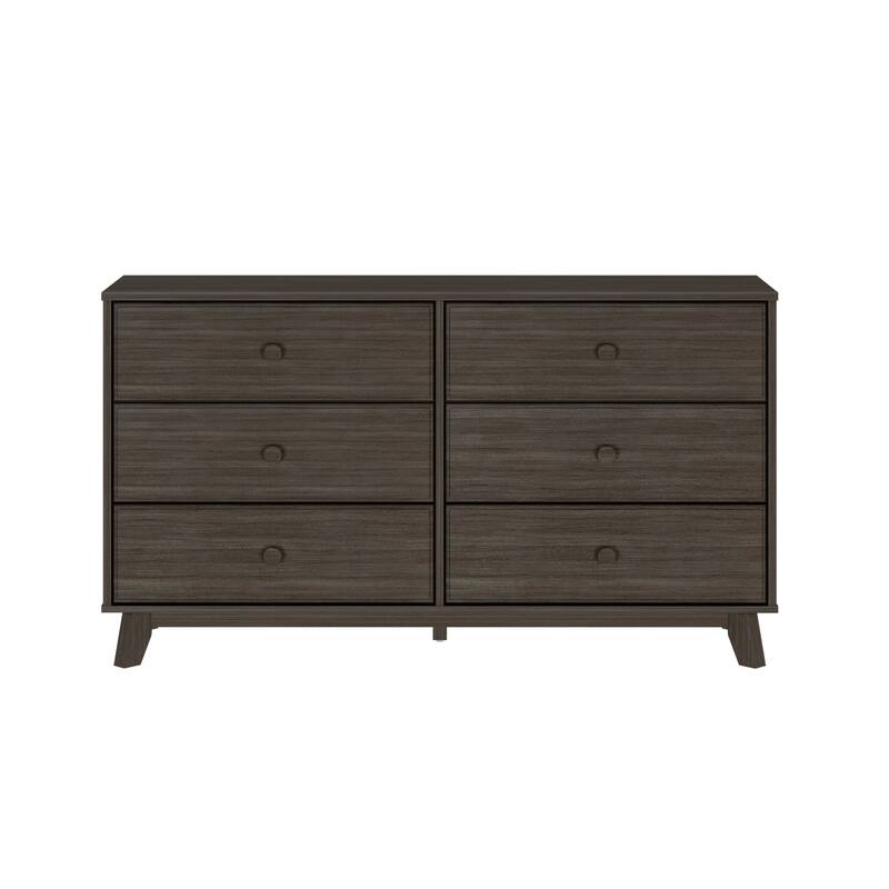 Max and Lily Solid Wood 6-Drawer Dresser