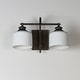 preview thumbnail 10 of 8, Maxim 21492WT Bisque 2 Light 10" Tall Wall Sconce
