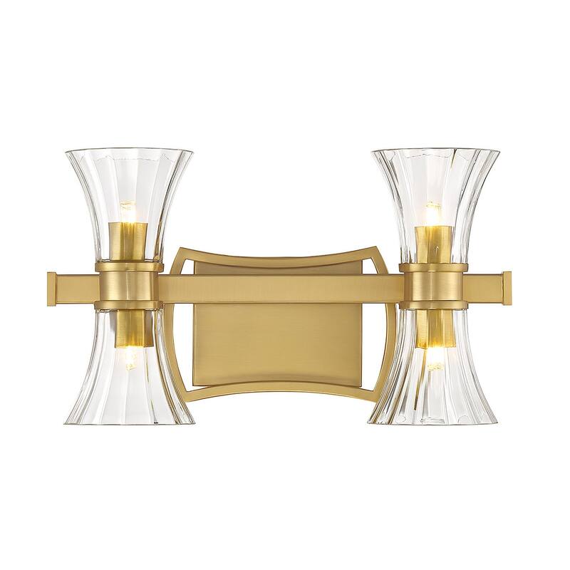Savoy House 8-9702-4 Bennington 4 Light 16" Wide LED Vanity Light - Warm Brass