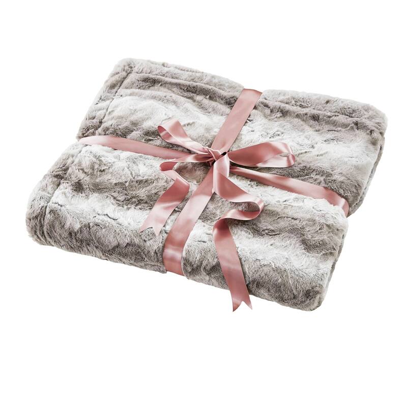 Madison Park Zuri Faux Fur Blanket