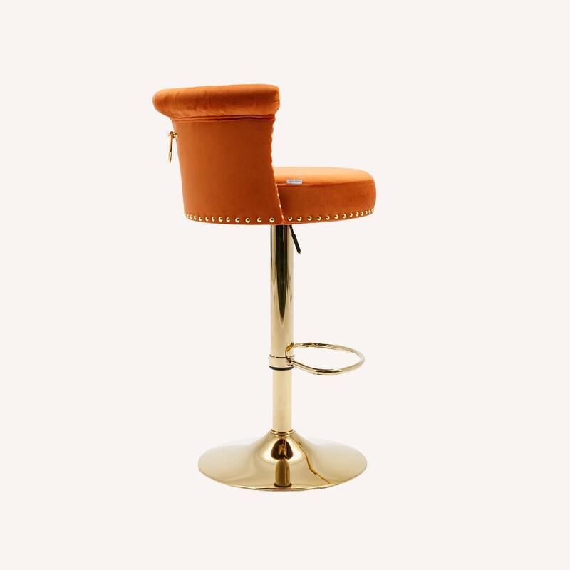 Set of 2 Adjustable Counter Height Chairs