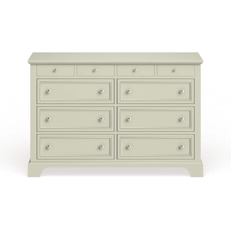 Copper Grove Stanislaus White 8-drawer Dresser with Optional Mirror