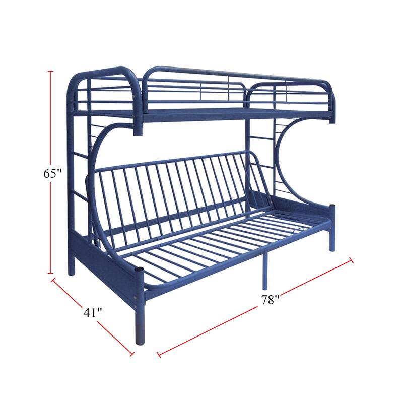 Metal Twin/Full Futon Bunk Bed