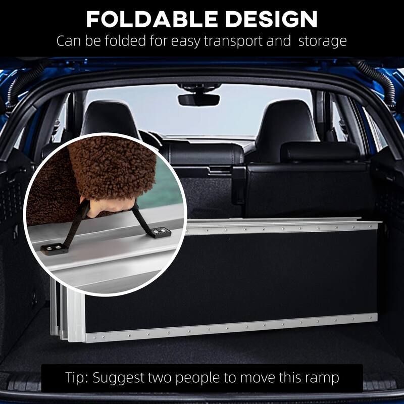 Portable Wheelchair Ramp for Home Threshold Handicap Ramp 8'
