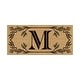 preview thumbnail 16 of 24, Monogram Flocked Sassafras Coir Switch Mat M