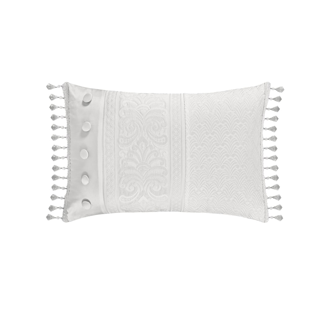 J. Queen New York Bianco Boudoir Decorative Throw Pillow