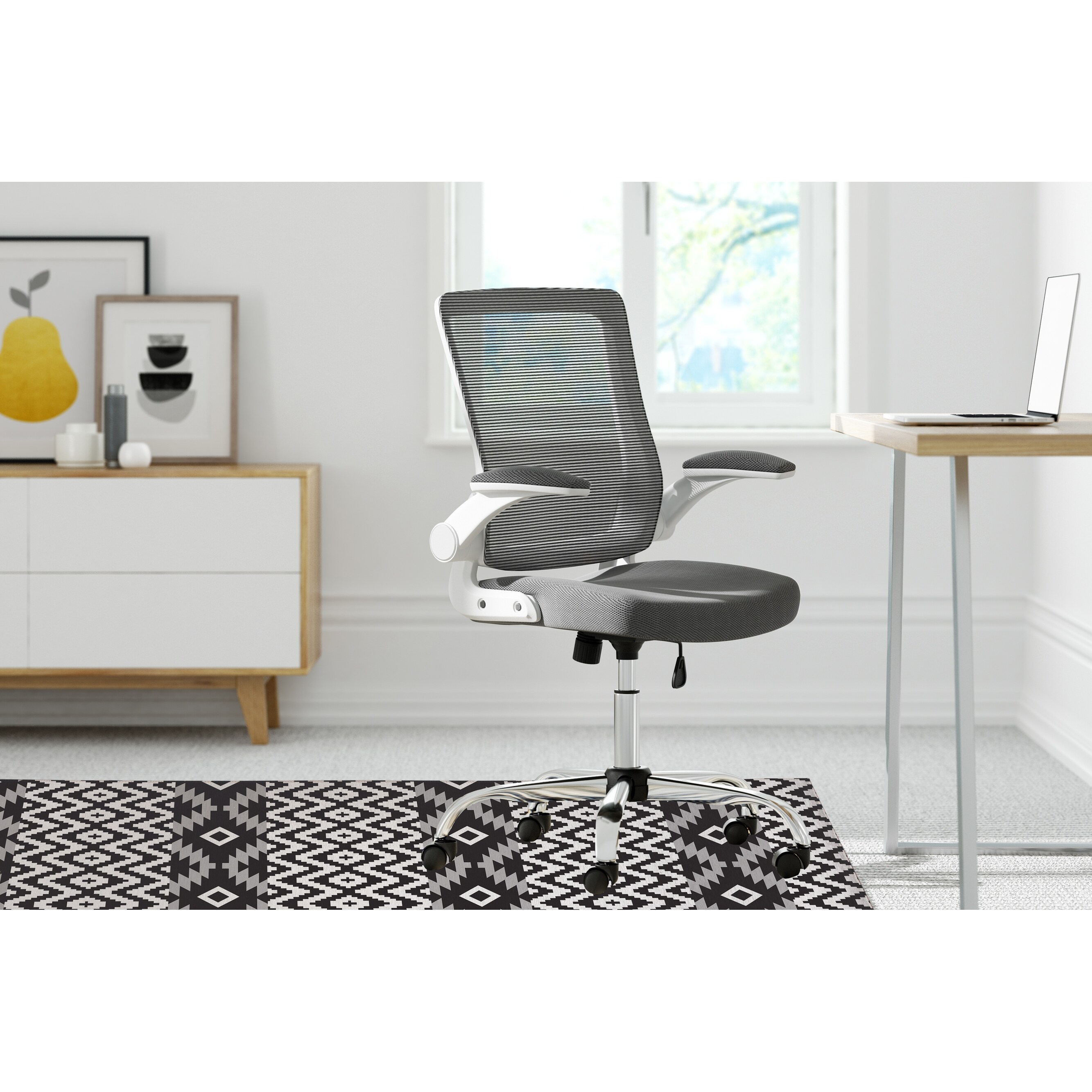 Shop Ion Black White Chair Mat By Kavka Designs Overstock 31815313 Choose from contactless same day delivery, drive up and more. overstock com