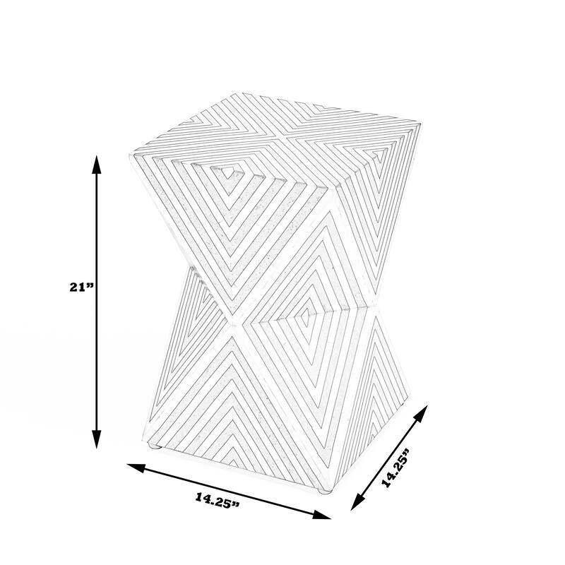 Butler Anais Bone Inlay End Table