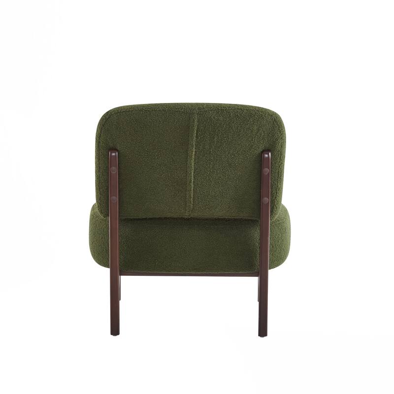 Modern Lounge Chair with Solid Wood Frame, Perfect for Living Room, Bedroom, or Office
