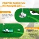 preview thumbnail 19 of 18, Green Golf Putting, Golf Training Mat with High-quality Turf, 3 Holes, 3 Flags and Cups for Indoor & Outdoor
