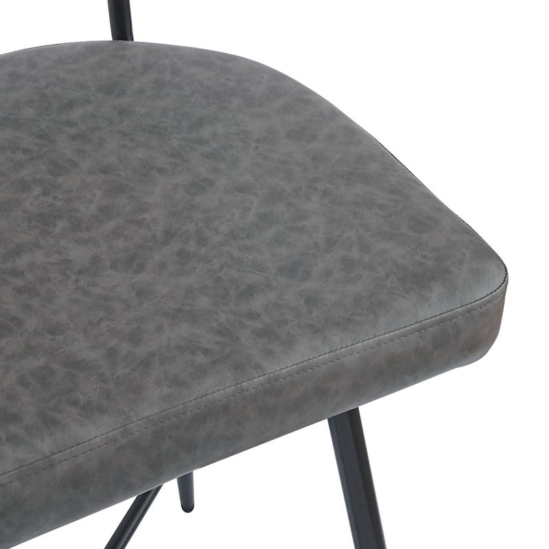 Christopher Knight Home - Anthony Retro Swivel Counter Stools with iron Frame,PU Sponge cushion (Set of 2)