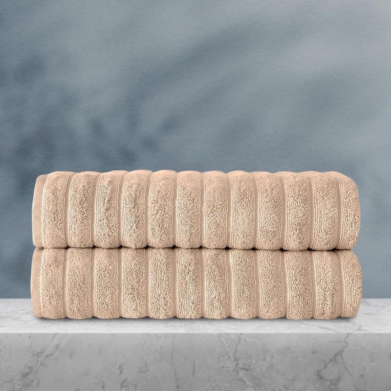 Brampton Premium Turkish Cotton 2 Piece Bath Towels Set Heavyweight