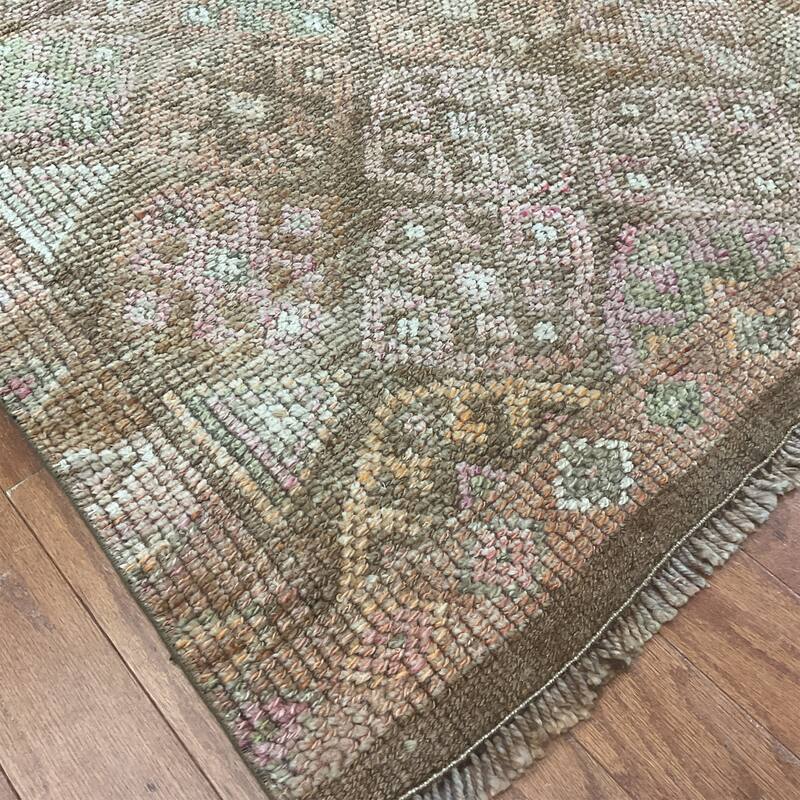 HERAT ORIENTAL Handmade Turkish Oushak Wool Runner - 2'9" x 14'2"